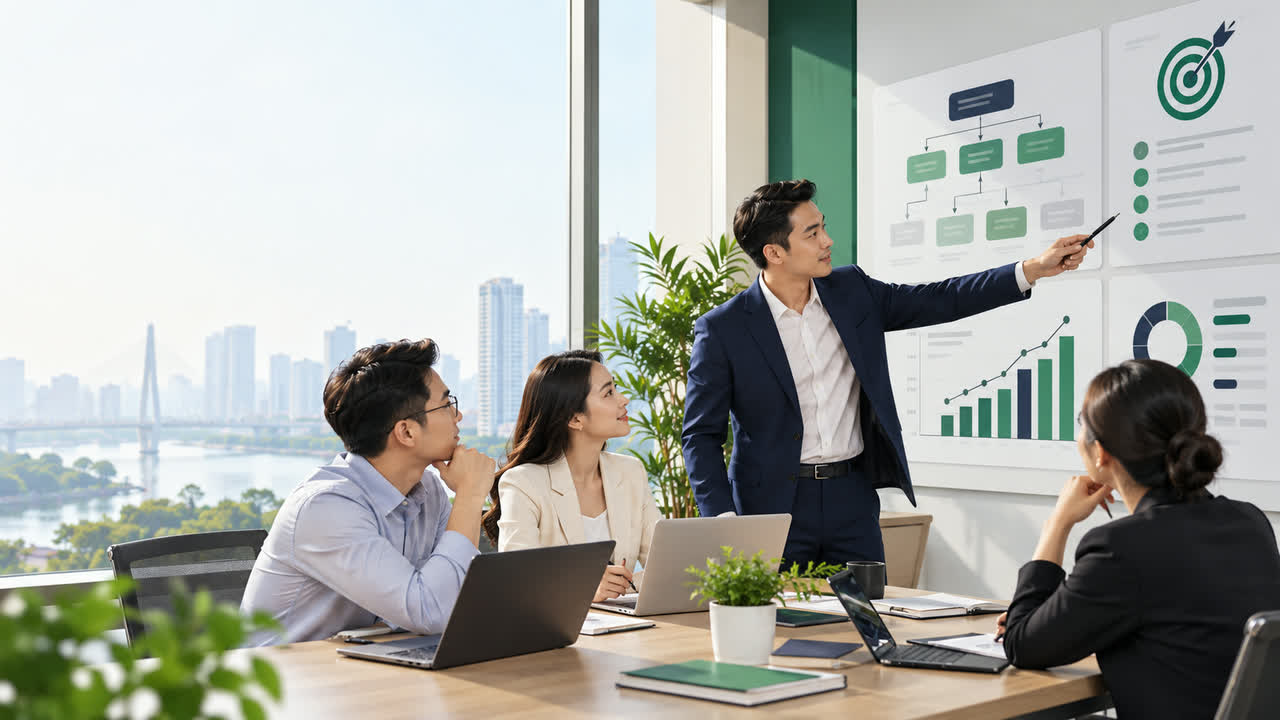 Đội ngũ quản lý thiết lập mục tiêu và KPI theo MBO