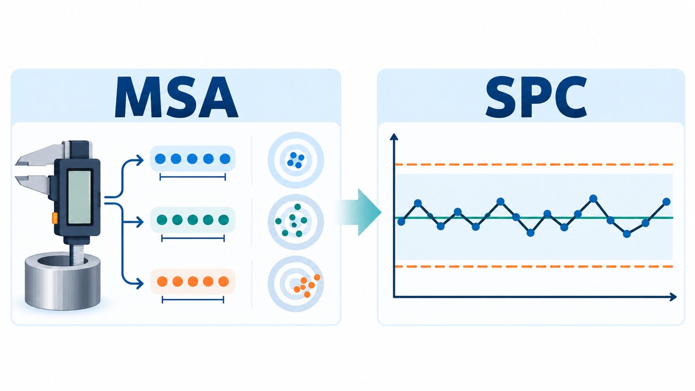 MSA và SPC trong phân tích thống kê Six Sigma